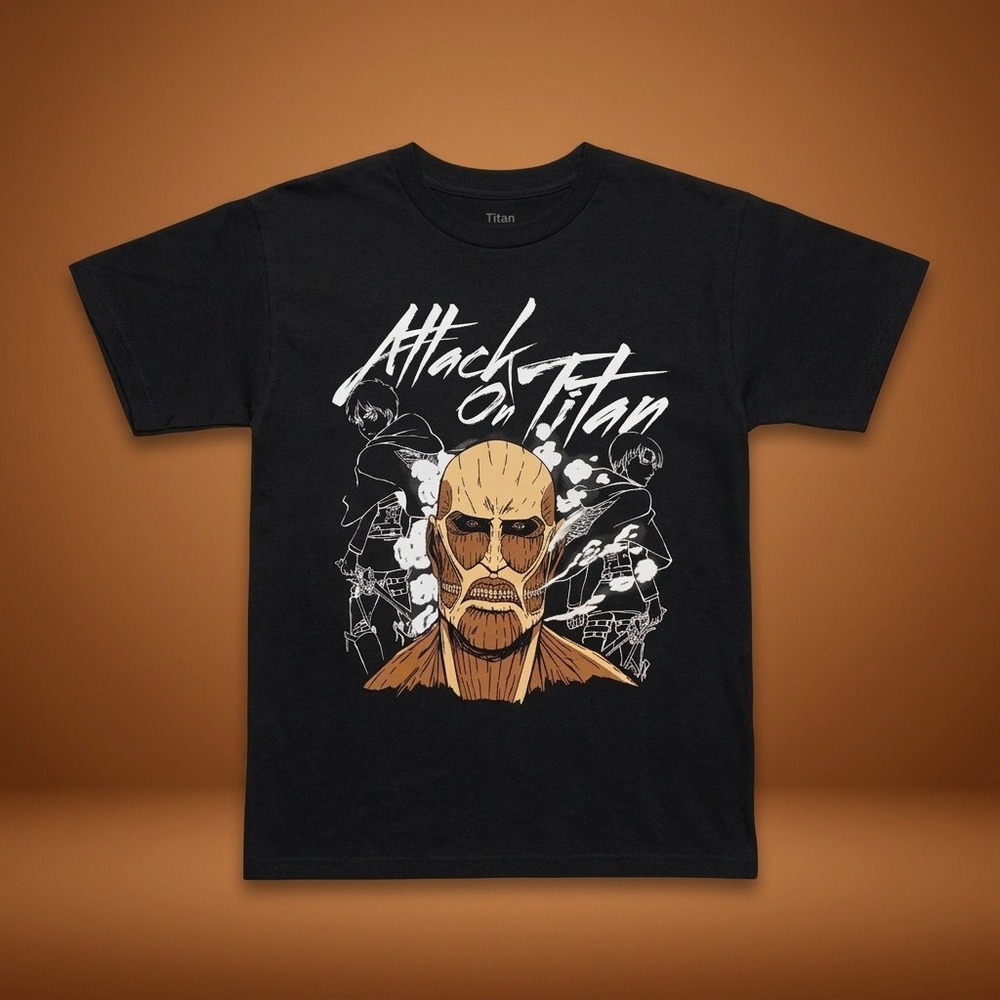 Attack on Titan T-Shirt Size S Small NWOT Ripple Junction Graphic Tee Black